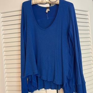 Free People waffle henley